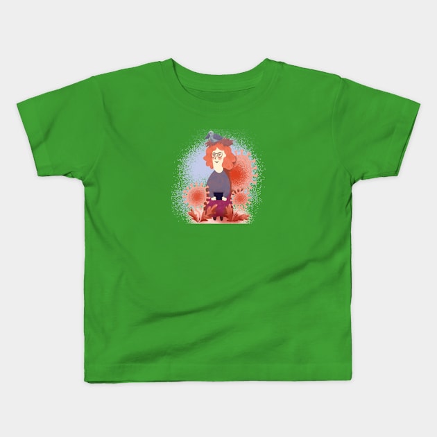 Chicken farmer Kids T-Shirt by maryglu